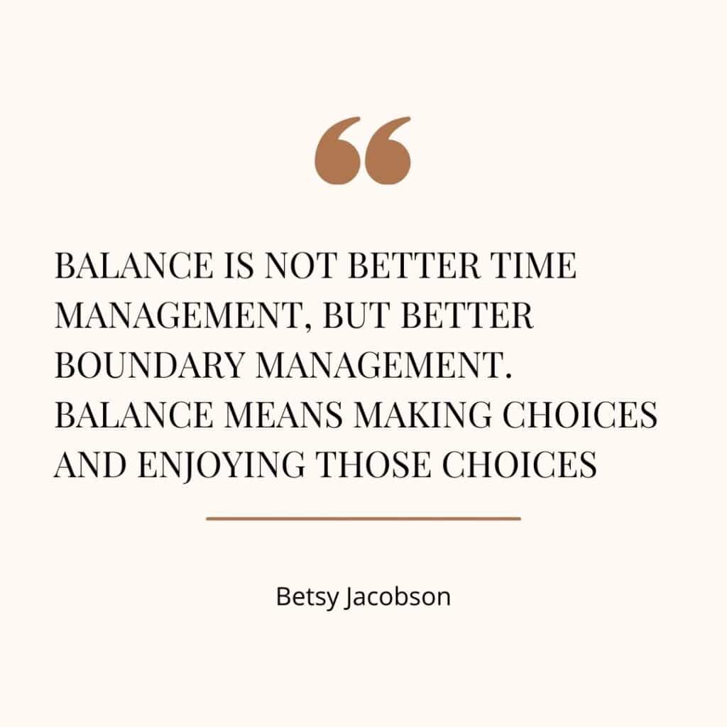 jeffrey macbride work life balance quotes